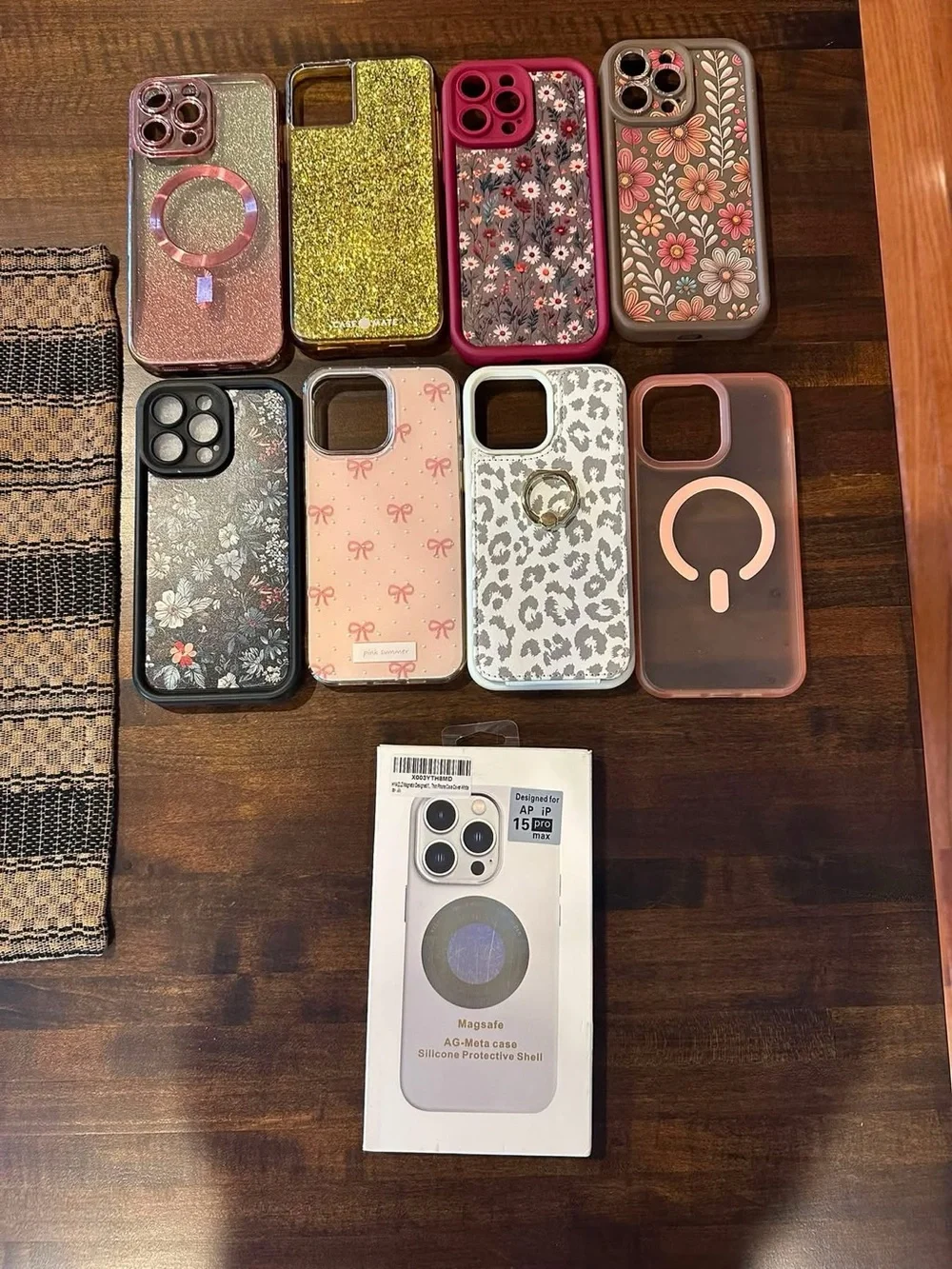 Apple iPhone Case Bundle - Pink, Gold, Floral, Leopard & Clear Styles